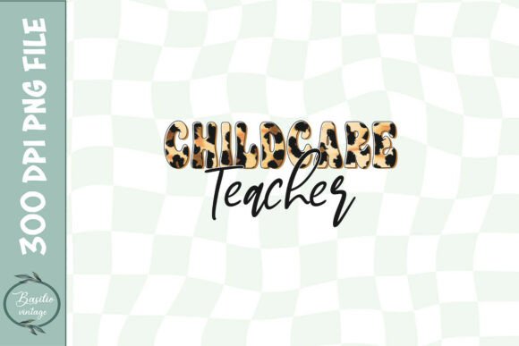 Leopard Childcare Teacher PNG